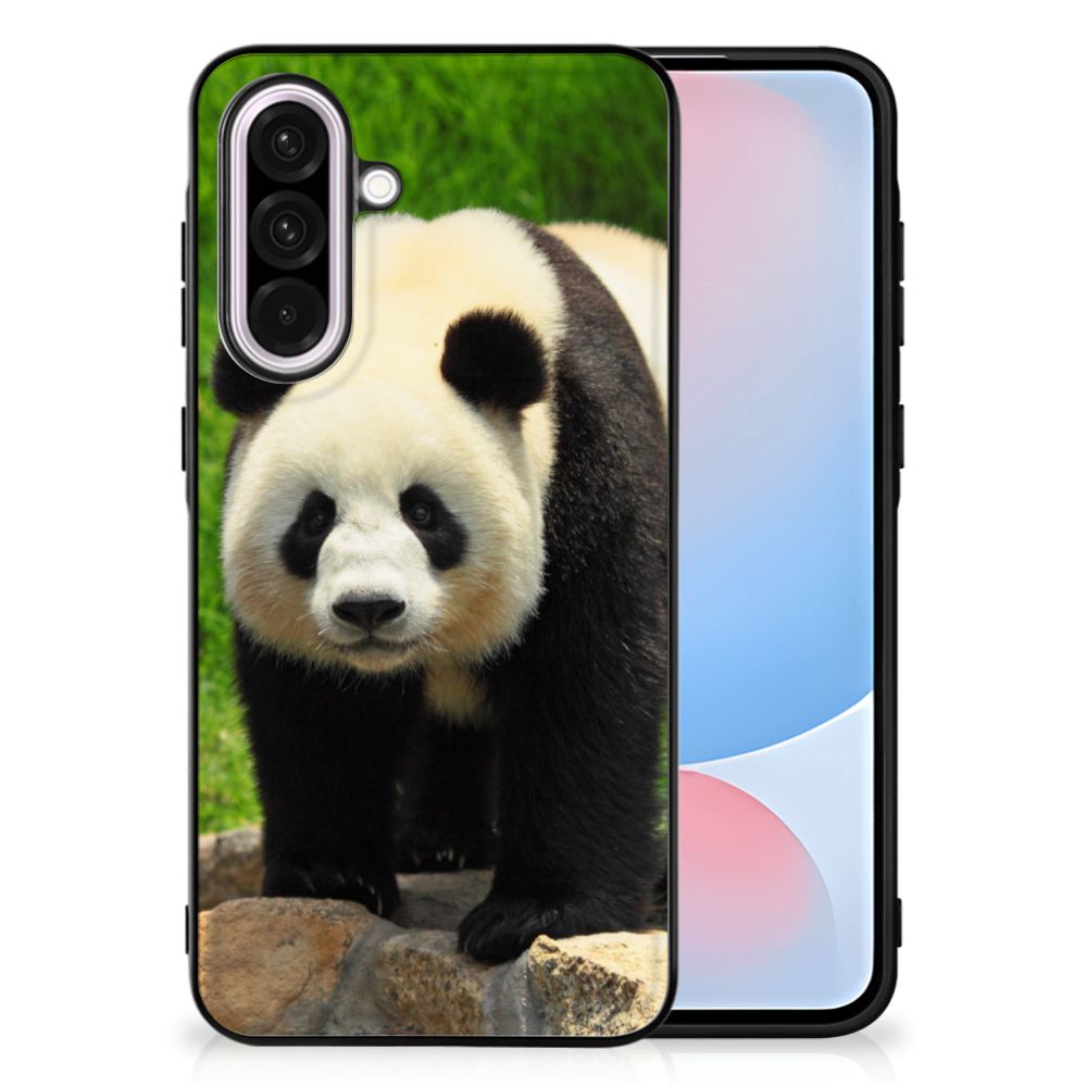 Samsung Galaxy A56 Dierenprint Telefoonhoesje Panda dierenprint aanzicht