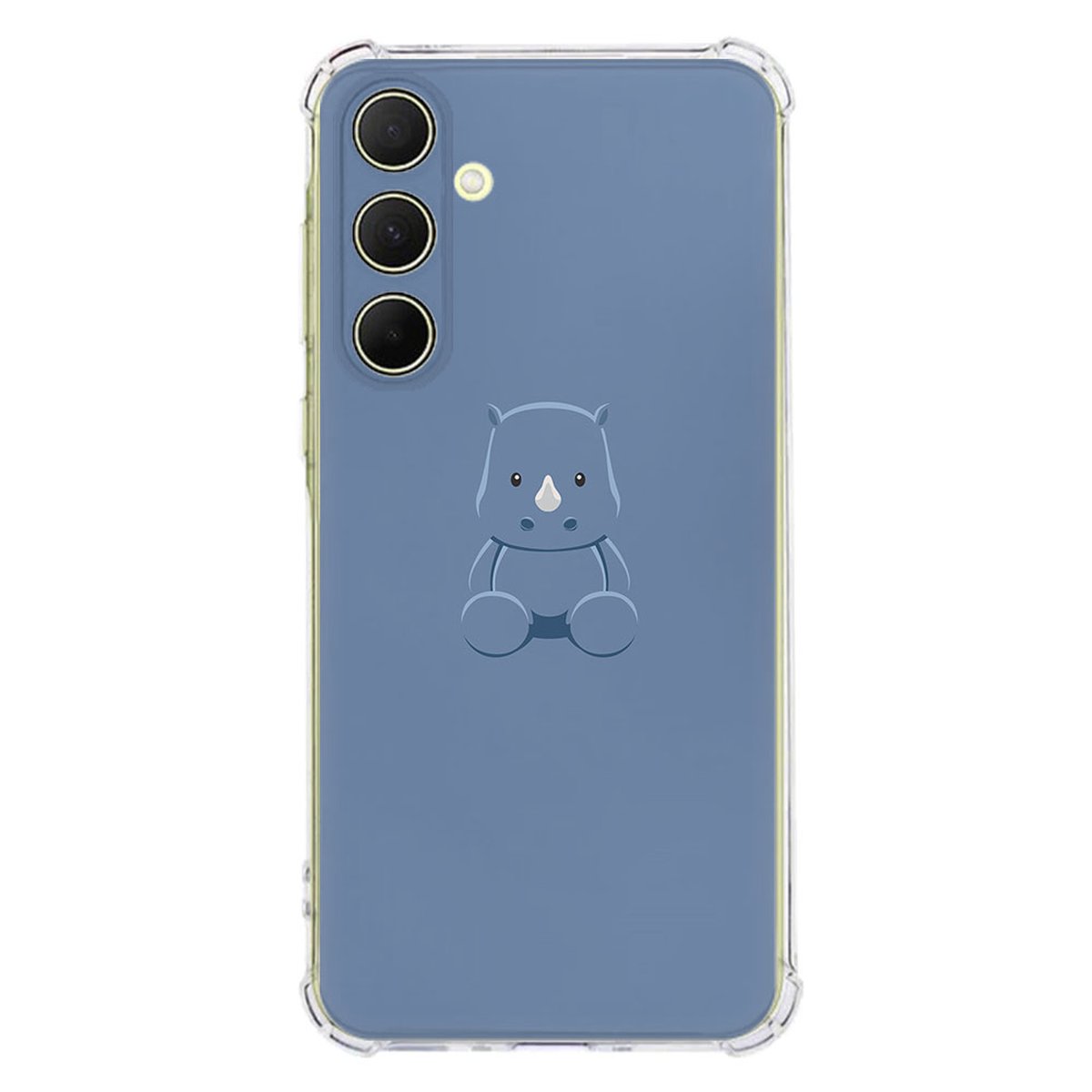 Samsung Galaxy A56 Hoesje - Baby Rhino TPU Antishock baby rhino ontwerp achterkant