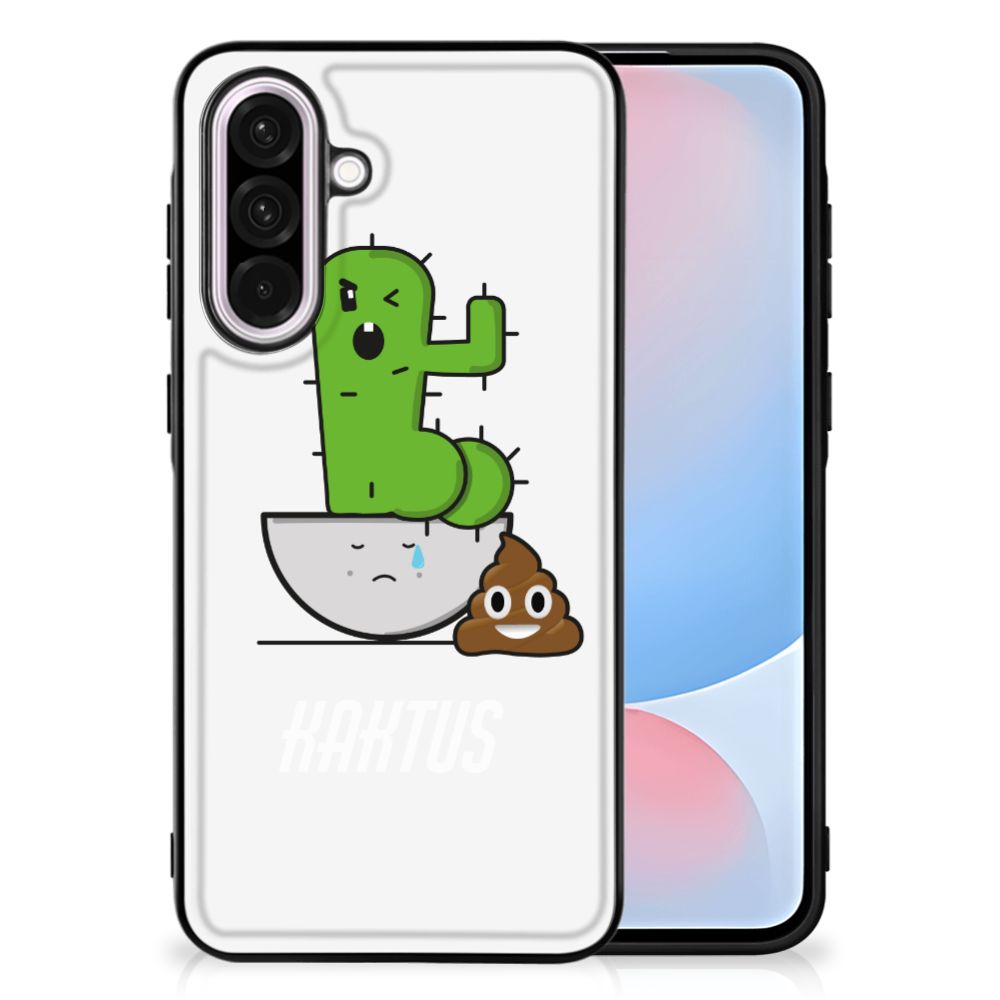 Samsung Galaxy A56 Hoesje Cactus Poo cactus illustratie achterkant