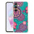 Samsung Galaxy A56 Hoesje - Cirkels en Vlinders TPU Antishock design cirkels vlinders aanzicht