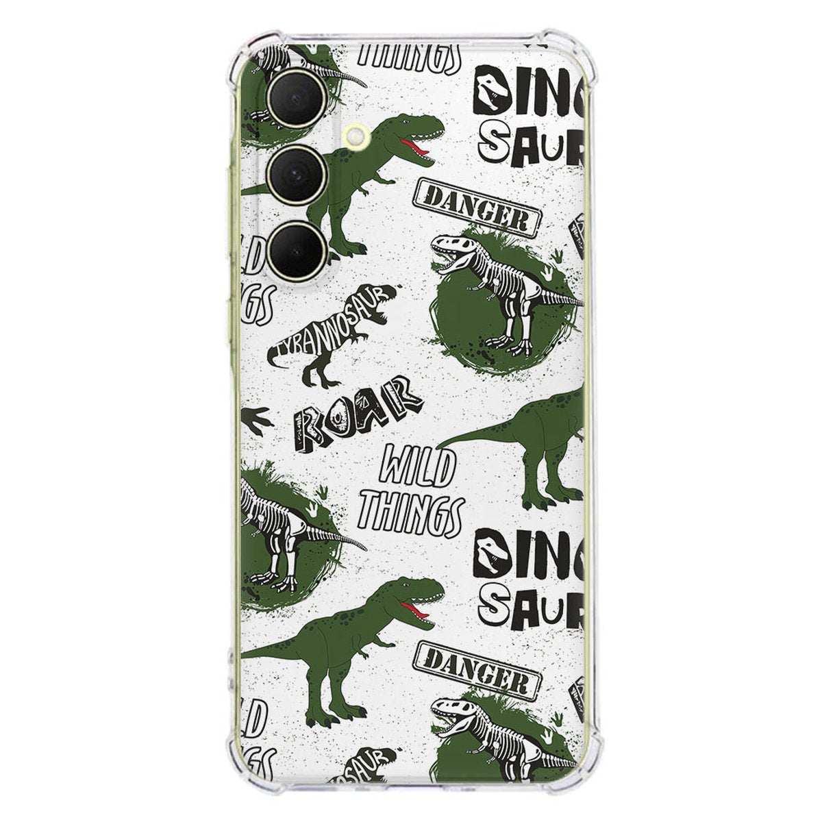 Samsung Galaxy A56 Hoesje Dinosaurus TPU Antishock achterkant design dinosaurus
