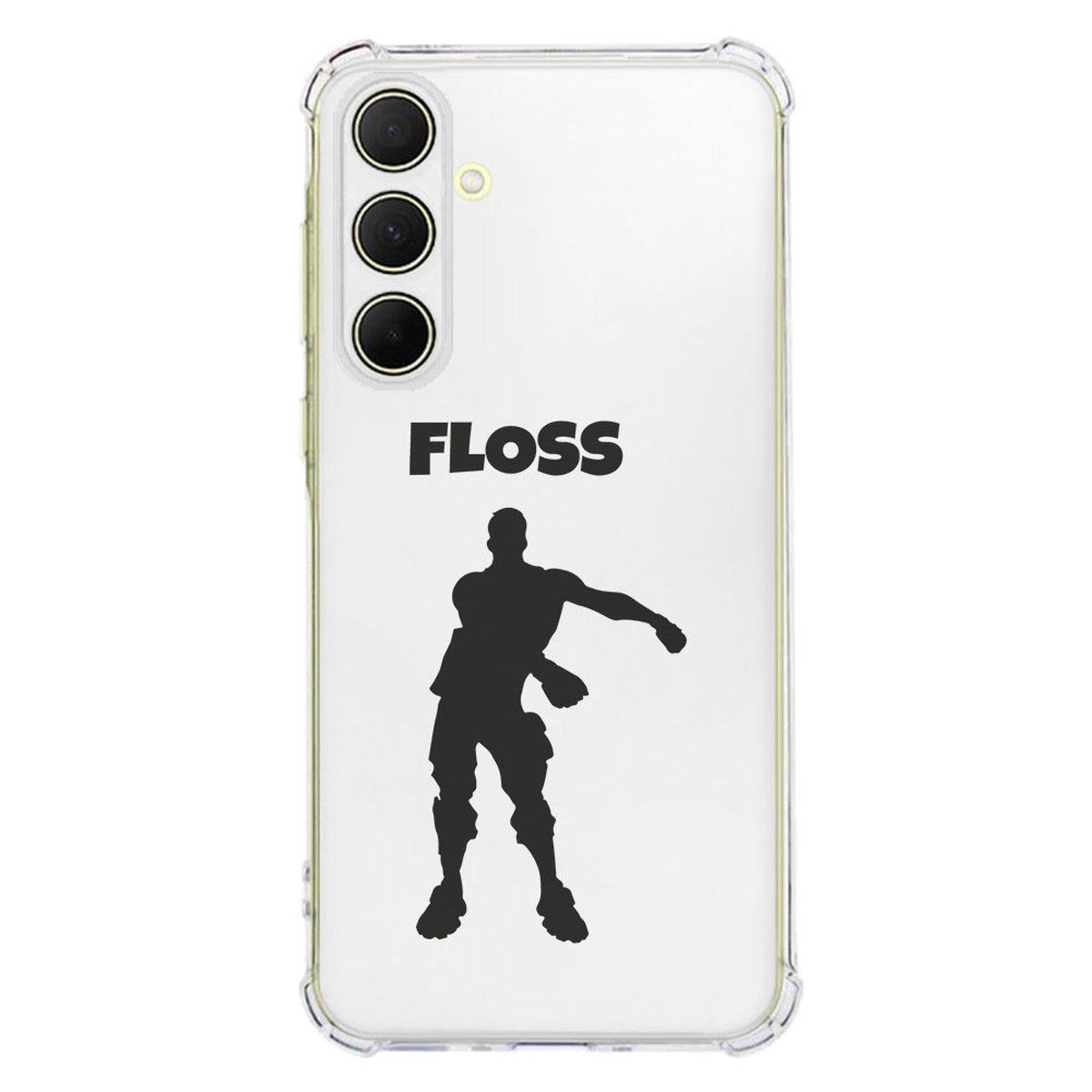 Samsung Galaxy A56 Hoesje - Floss TPU Antishock hoesje design Floss achterzijde