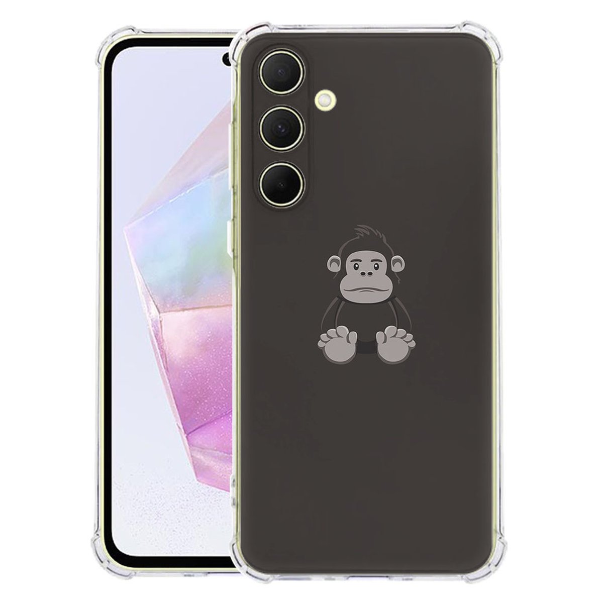 Samsung Galaxy A56 Hoesje Gorilla TPU Antishock transparant schokbestendig achterkant