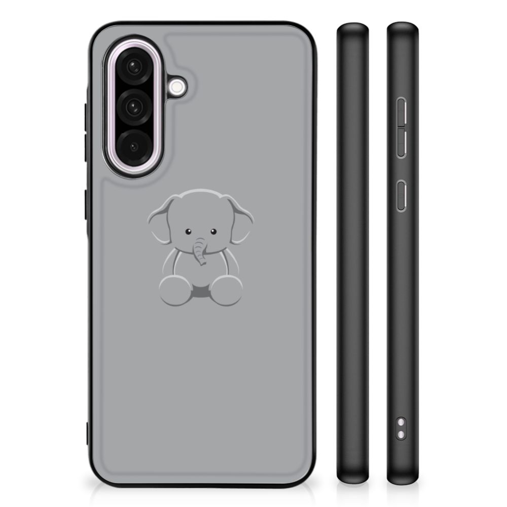 Samsung Galaxy A56 Hoesje Grijs Baby Olifant back cover grijs baby olifant
