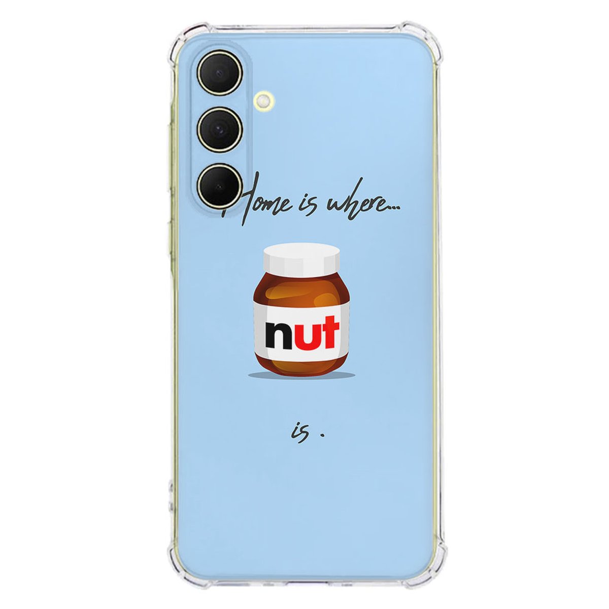 Samsung Galaxy A56 Hoesje Hoesje Nut Home TPU Antishock achterkant design met potje nut