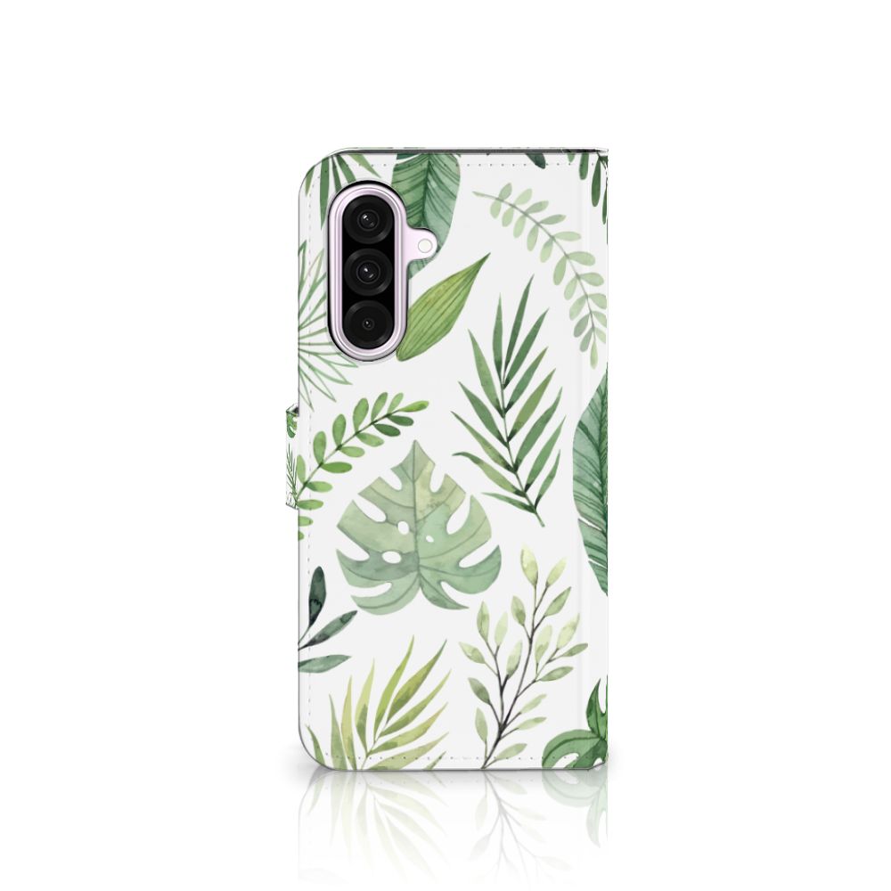 Samsung Galaxy A56 Hoesje Leaves smartphone hoesje bladeren design voorzijde