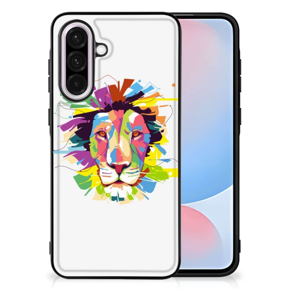 Samsung Galaxy A56 Hoesje Lion Color hoesje illustraties front