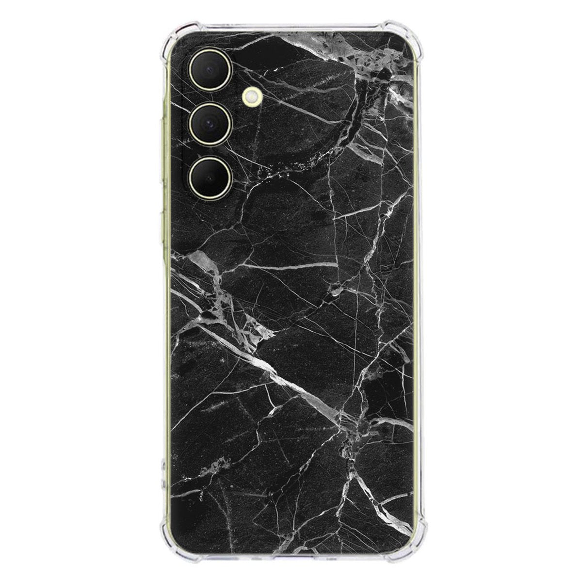 Samsung Galaxy A56 Hoesje - Origineel Cadeau Vader TPU Antishock zwart marmer achterkant