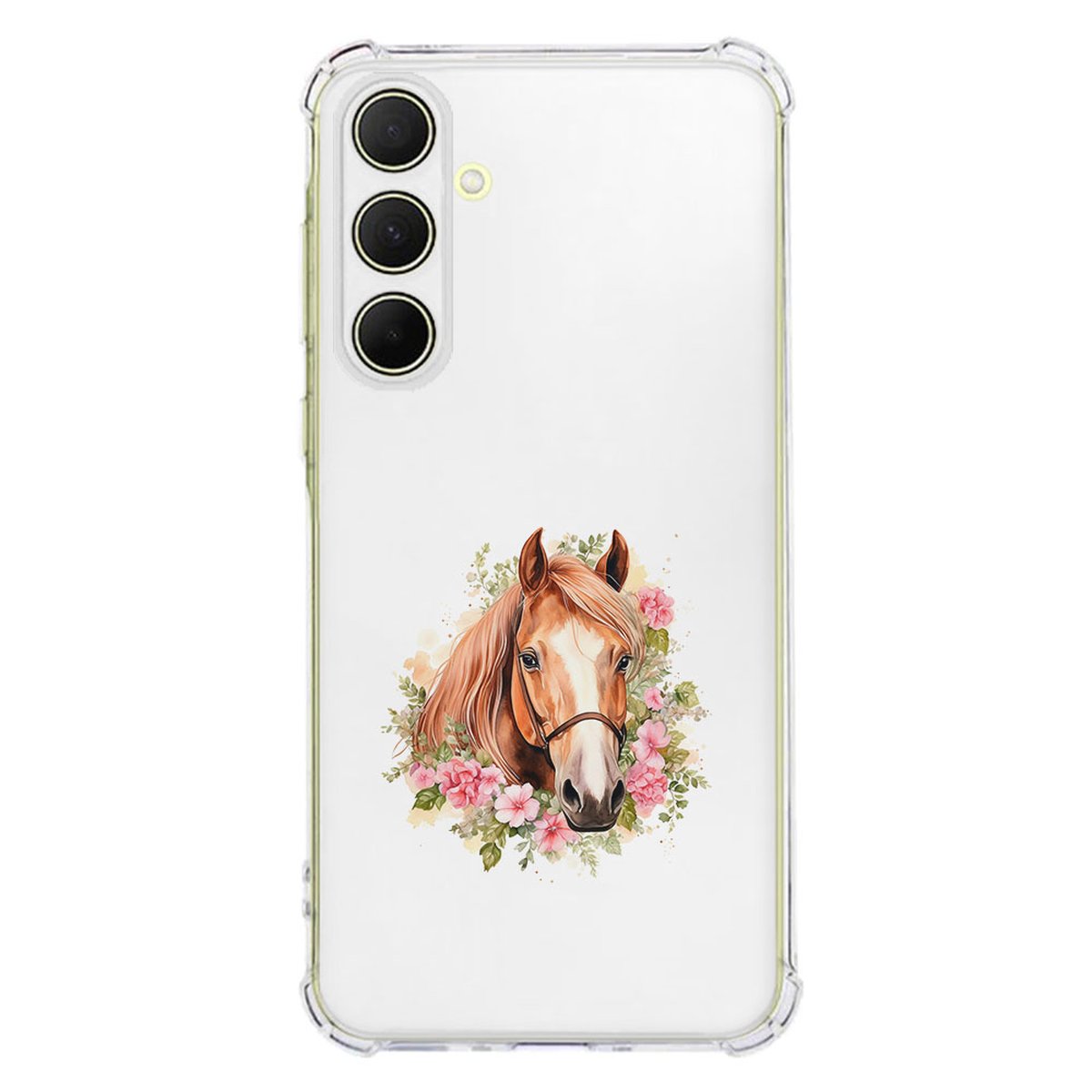 Samsung Galaxy A56 Hoesje - Paard TPU Antishock paarden afbeelding voorkant
