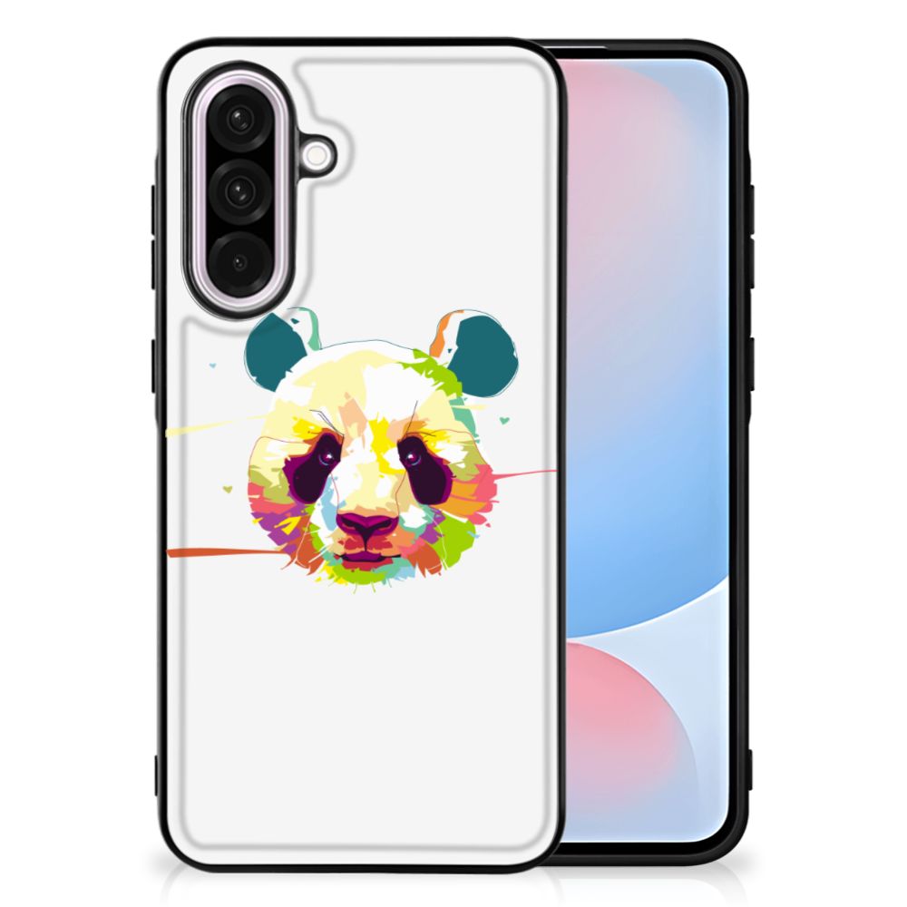 Samsung Galaxy A56 Hoesje Panda Color illustraties panda voorkant