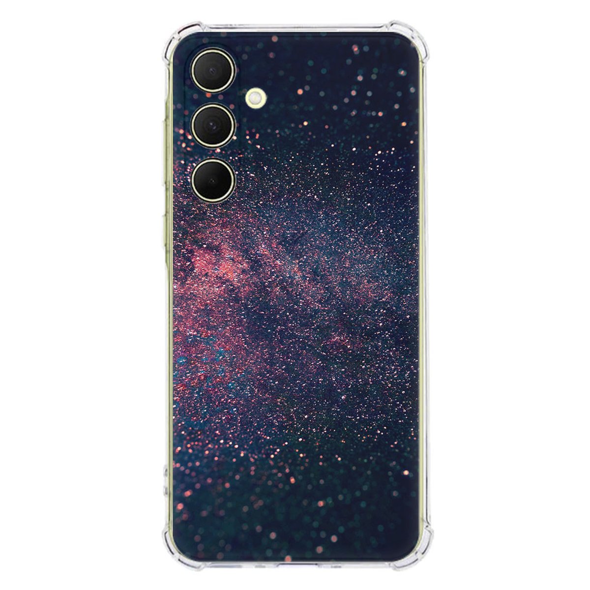 Samsung Galaxy A56 Hoesje - Stars TPU Antishock sterren ontwerp achterkant