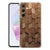 Samsung Galaxy A56 Hoesje Wooden Cubes TPU Antishock houten blokken design achteraanzicht