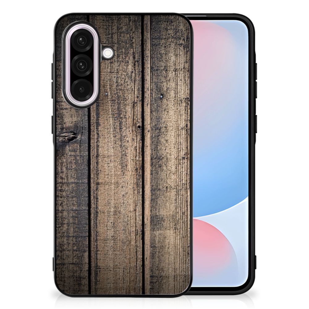 Samsung Galaxy A56 Houten Print Telefoonhoesje Steigerhout hoesje houtprint achterkant
