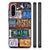 Samsung Galaxy A56 Silicone Back Case Kentekenplaten vintage design achterkant