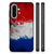 Samsung Galaxy A56 Silicone Case Nederland vlaggen print achterkant