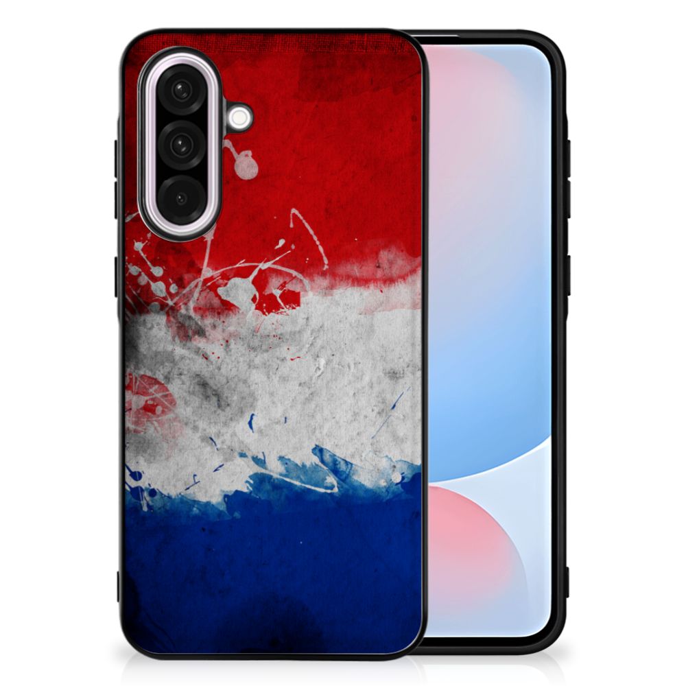 Samsung Galaxy A56 Silicone Case Nederland vlaggenprint achterkant