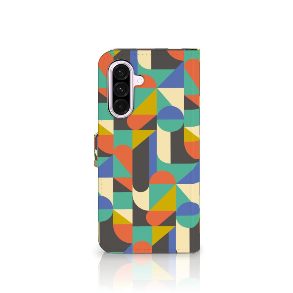 Samsung Galaxy A56 Telefoon Hoesje Funky Retro telefoonhoesje funky retro design vooraan
