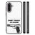 Samsung Galaxy A56 Telefoon Hoesje Pistol DTMP back cover design don't touch my phone side view
