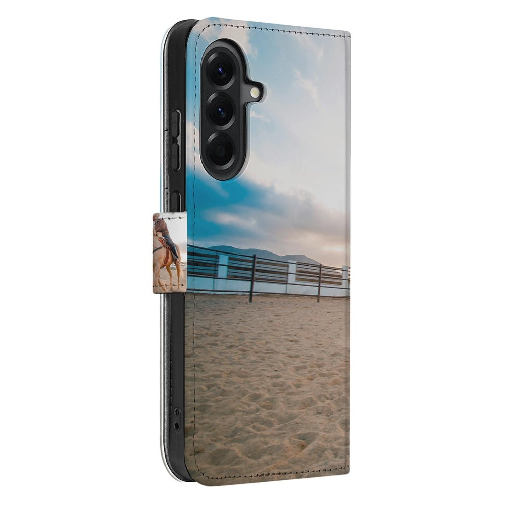 Samsung Galaxy A57 Bookcase Hoesje Maken met Foto | Naadloos Design Vooraanzicht