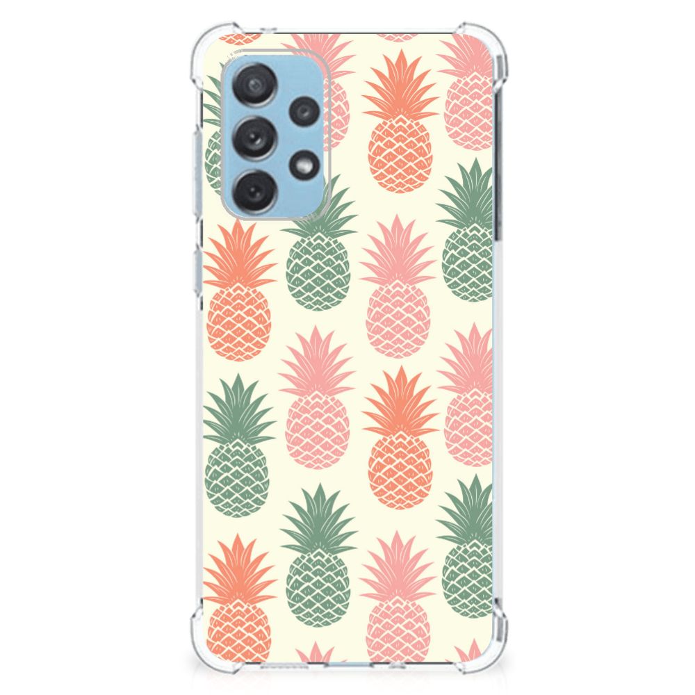 Samsung Galaxy A73 Beschermhoes Ananas voorkant