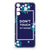 Samsung Galaxy M14 Silicone-hoesje Flowers Blue DTMP achterzijde