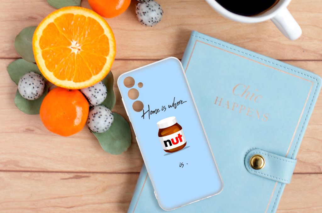 Samsung Galaxy M14 Siliconen Case Nut Home