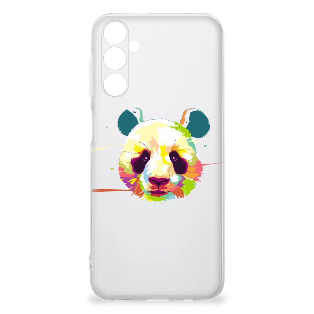 Samsung Galaxy M14 Telefoonhoesje met Naam Panda Color