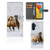 Samsung Galaxy M14 Telefoonhoesje met Pasjes Paarden dieren afbeelding voorkant binnenkant