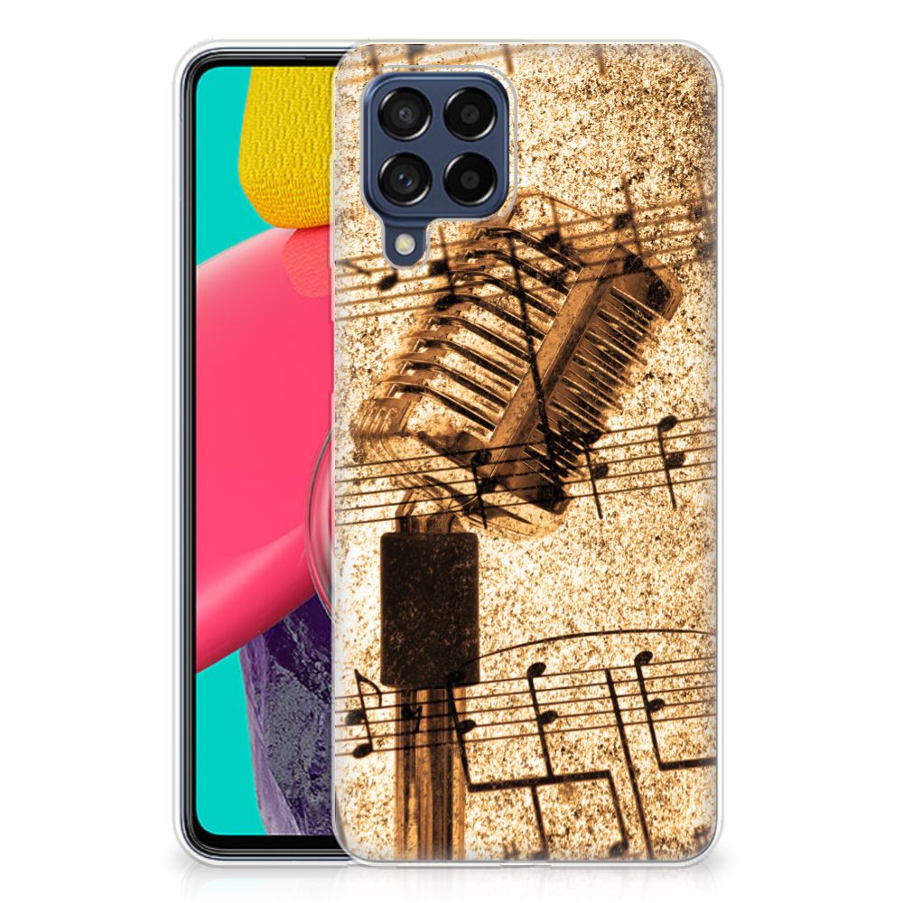 Samsung Galaxy M53 Siliconen Hoesje met foto Bladmuziek B2C Telecom