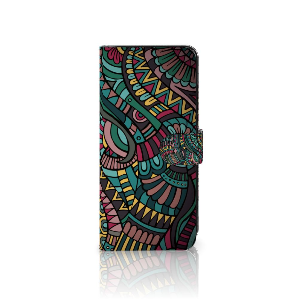 Samsung Galaxy M53 Telefoon Hoesje Aztec telefoonhoesje aztec design voorkant