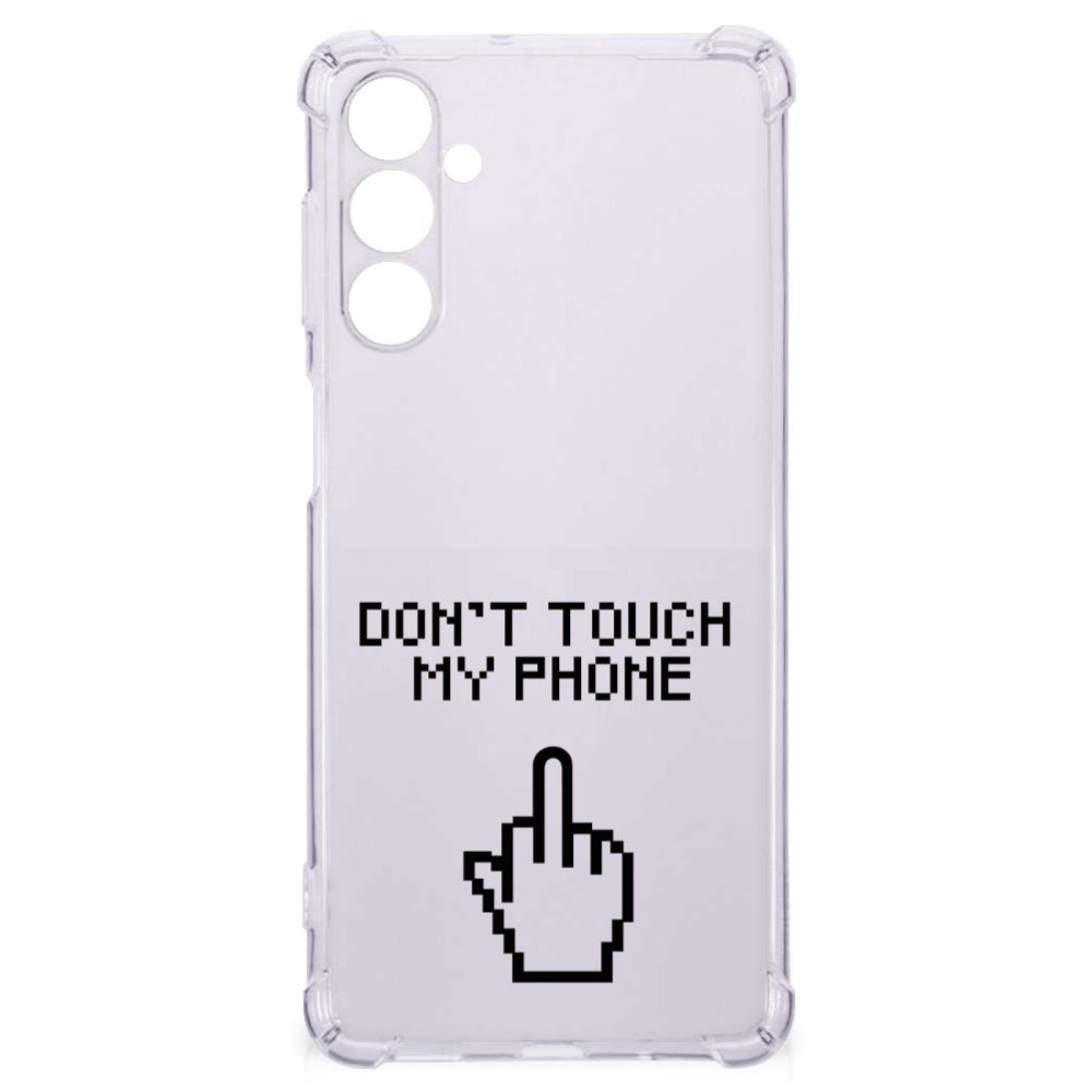 Samsung Galaxy M54 Anti Shock Case Finger Don't Touch My Phone B2C Telecom