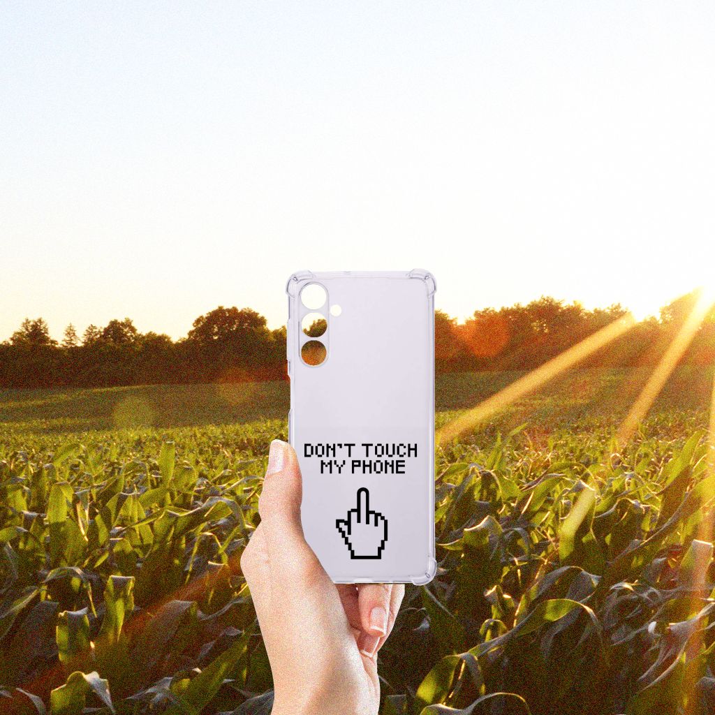 Samsung Galaxy M54 Anti Shock Case Finger Don't Touch My Phone B2C Telecom