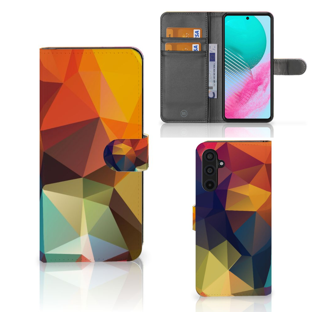 Samsung Galaxy M54 Book Case Polygon Color