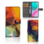 Samsung Galaxy M54 Book Case Polygon Color