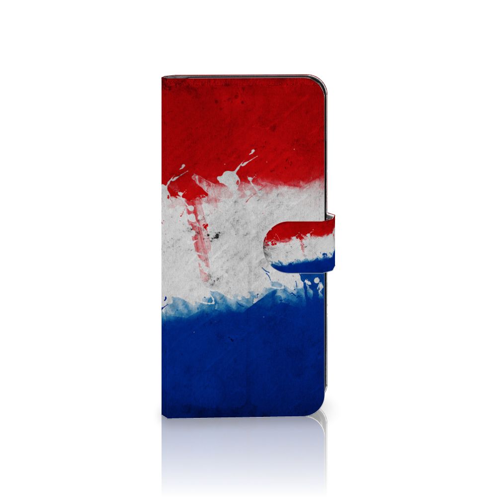 Samsung Galaxy M54 Bookstyle Case Nederland met artistiek design van de Nederlandse vlag.