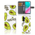 Samsung Galaxy M54 Leuk Hoesje Avocado Singing hoesje avocado ontwerp voorkant achterkant