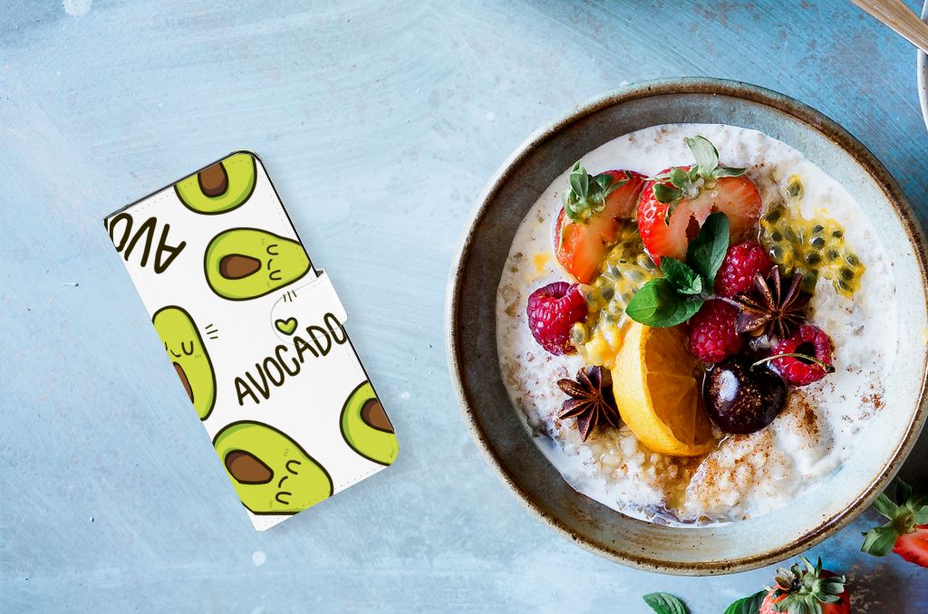 Samsung Galaxy M54 Leuk Hoesje Avocado Singing design avocado breakfast view
