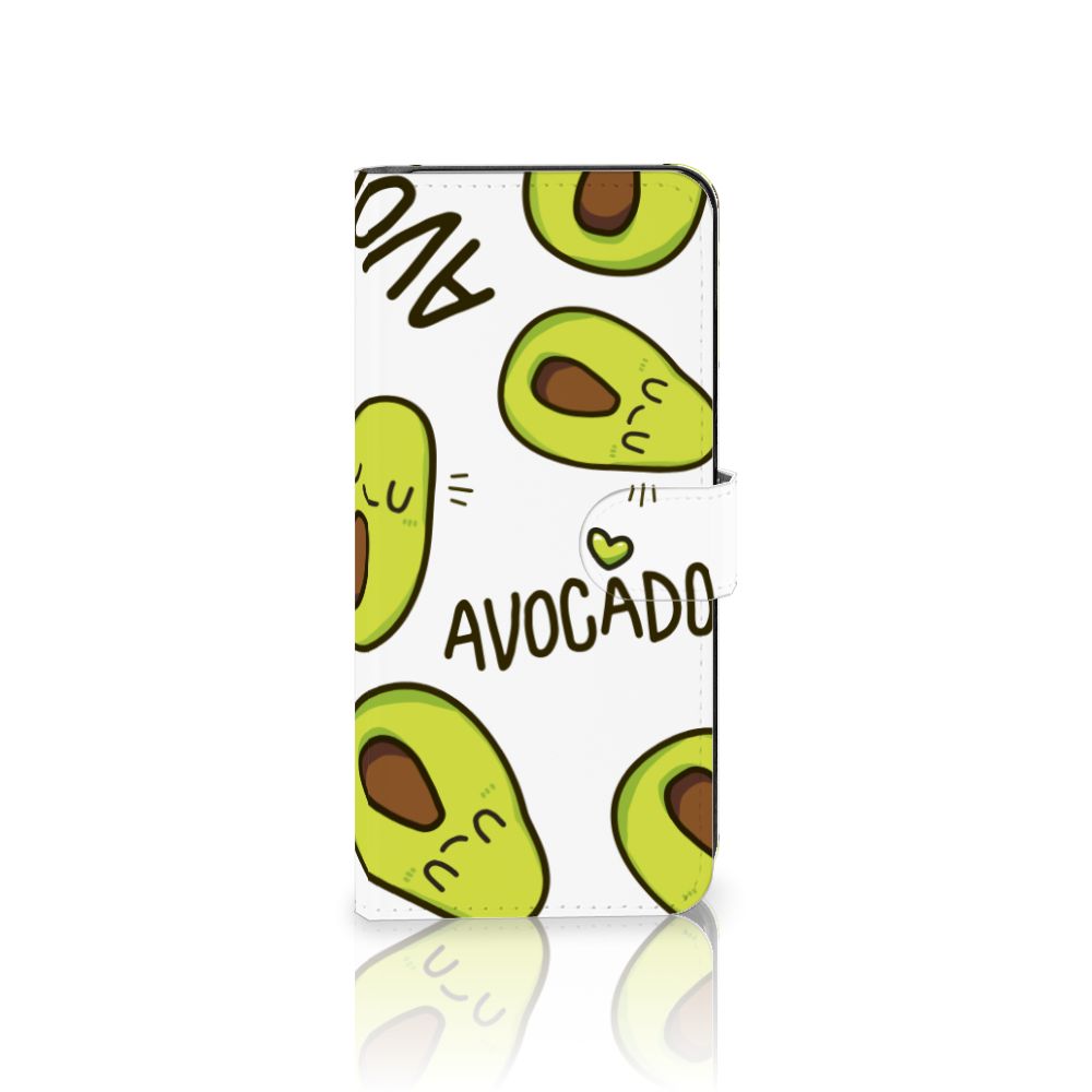 Samsung Galaxy M54 Leuk Hoesje Avocado Singing telefoonhoesje avocado design voorkant