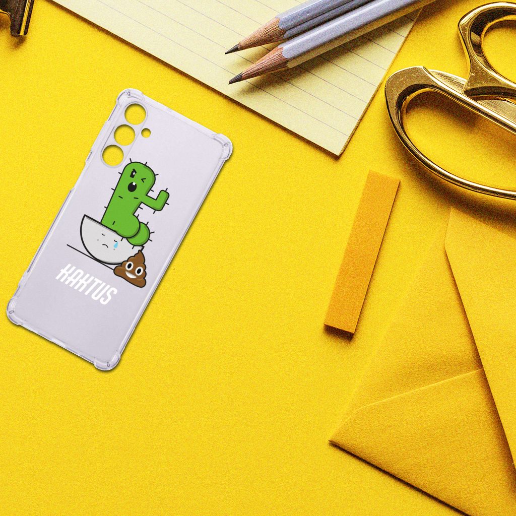 Samsung Galaxy M54 Stevig Bumper Hoesje Cactus Poo B2C Telecom