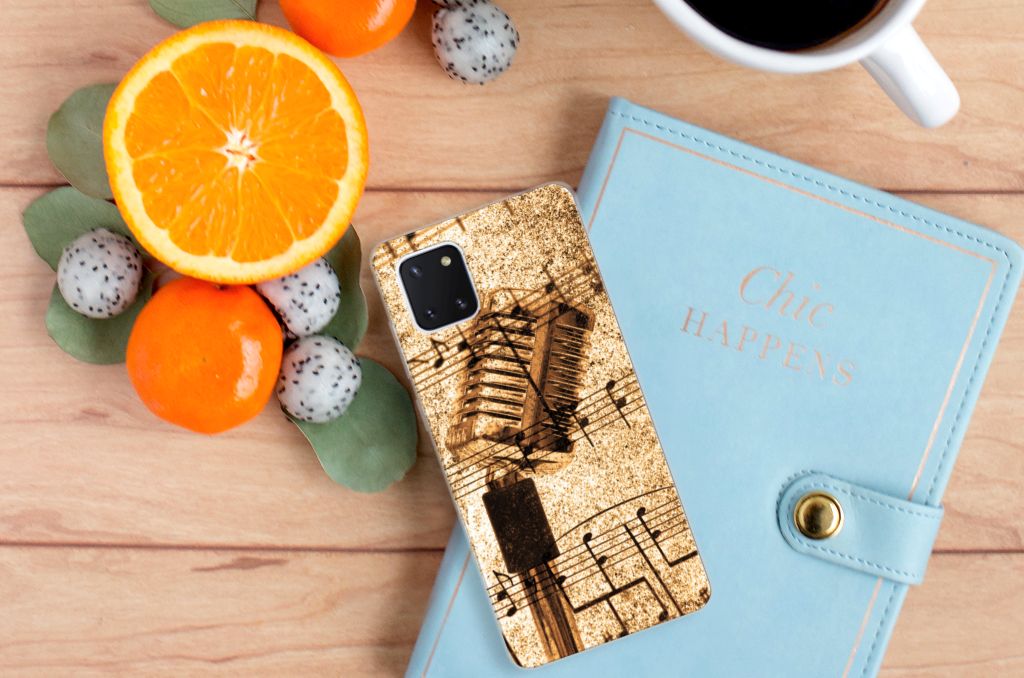 Samsung Galaxy Note 10 Lite Siliconen Hoesje met foto Bladmuziek B2C Telecom