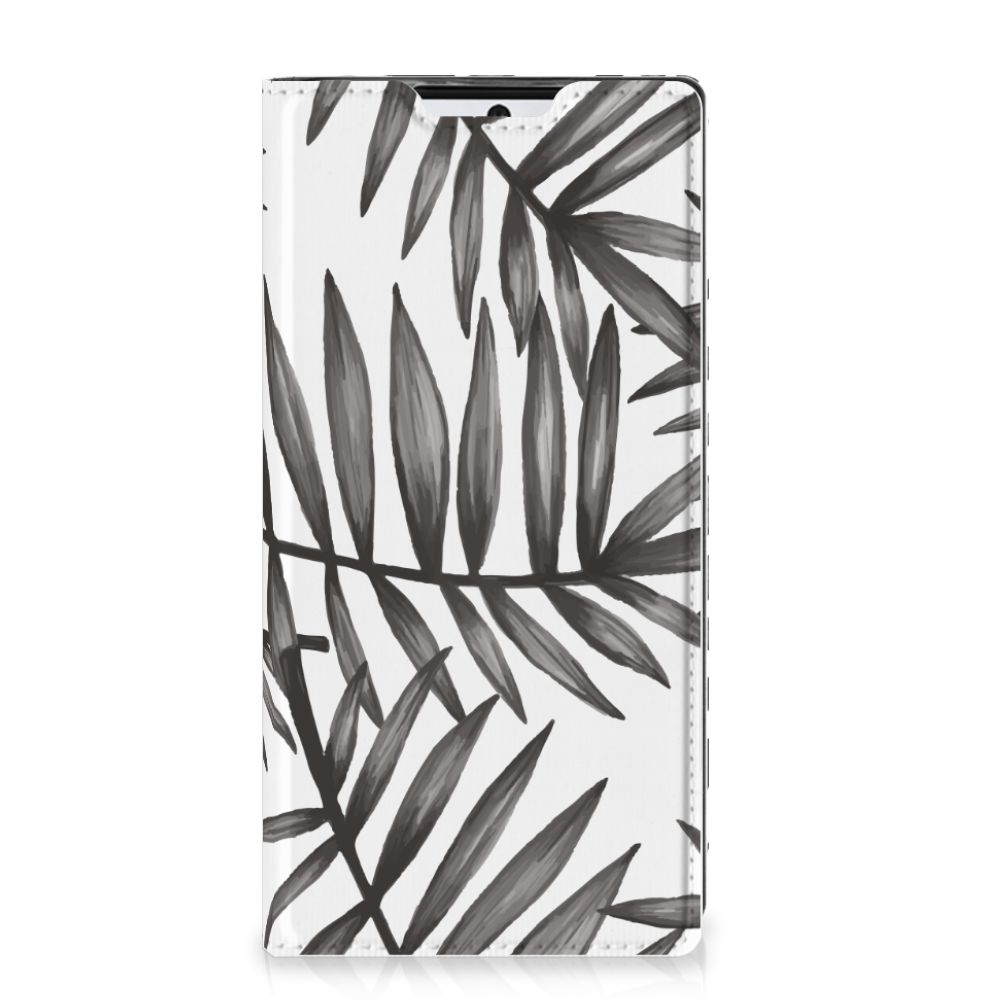 Samsung Galaxy Note 10 Smart Cover Leaves Grey voorkant