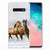 Samsung Galaxy S10 Plus TPU Hoesje Paarden design paarden aanzicht