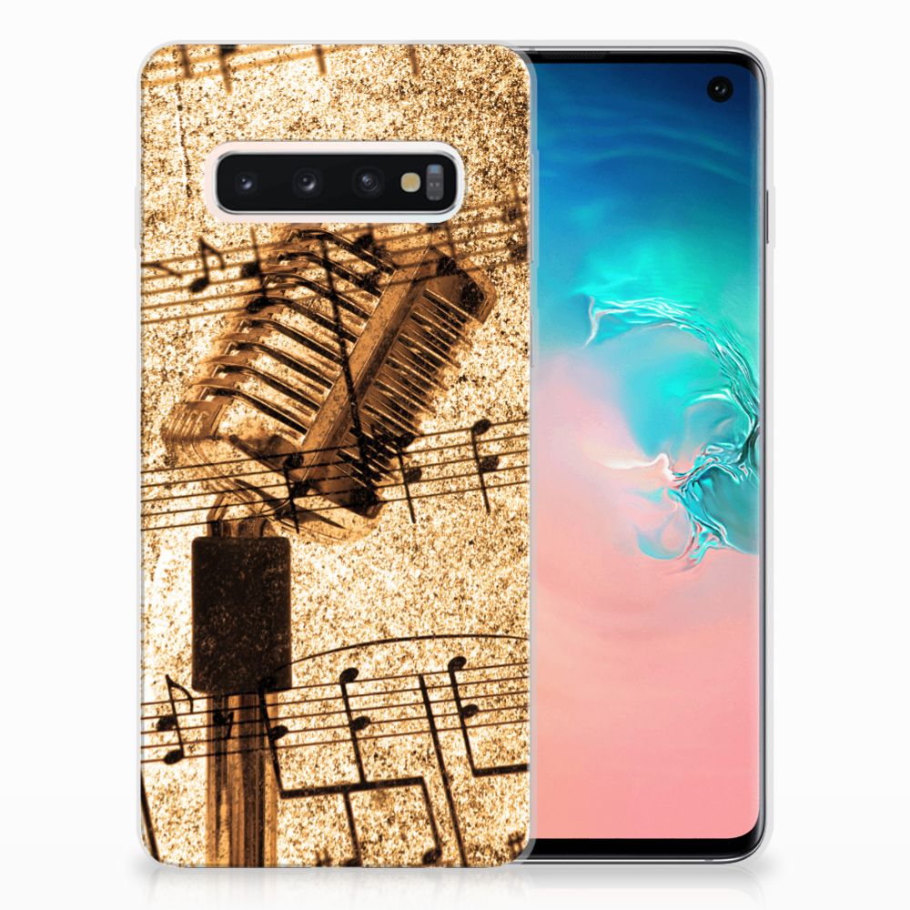 Samsung Galaxy S10 Siliconen Hoesje met foto Bladmuziek
