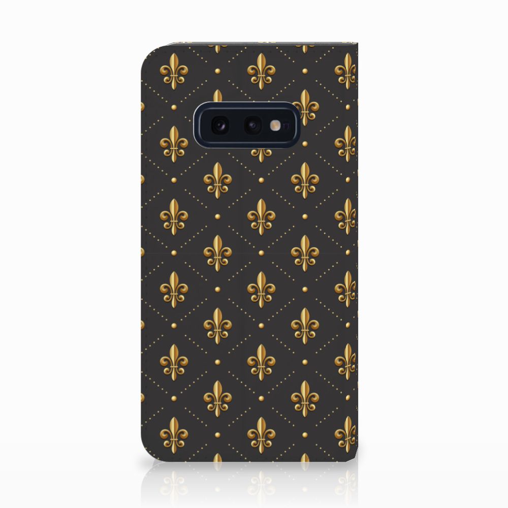 Samsung Galaxy S10e Hoesje met Magneet Franse Lelie