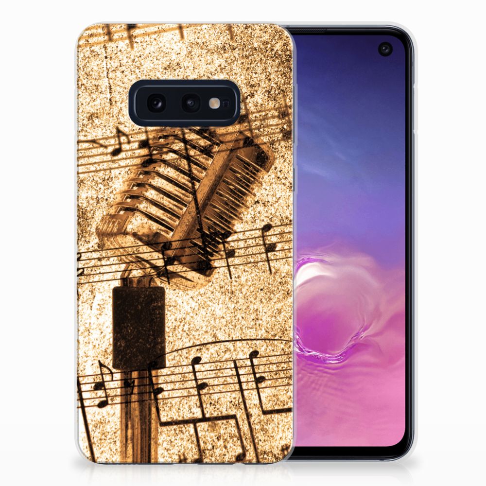 Samsung Galaxy S10e Siliconen Hoesje met foto Bladmuziek