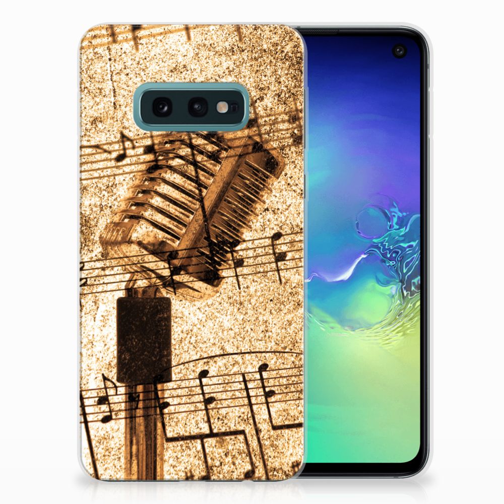 Samsung Galaxy S10e Siliconen Hoesje met foto Bladmuziek