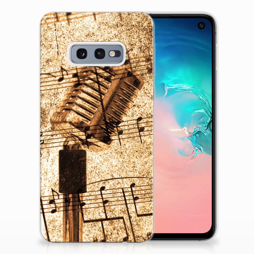 Samsung Galaxy S10e Siliconen Hoesje met foto Bladmuziek