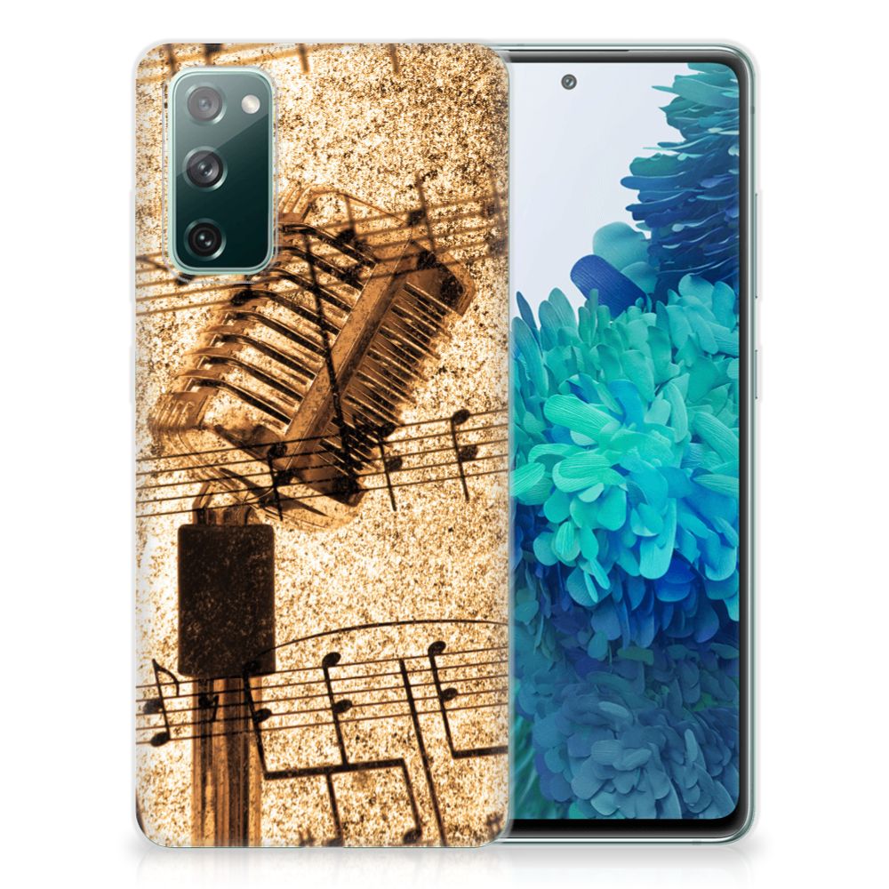 Samsung Galaxy S20 FE Siliconen Hoesje met foto Bladmuziek B2C Telecom