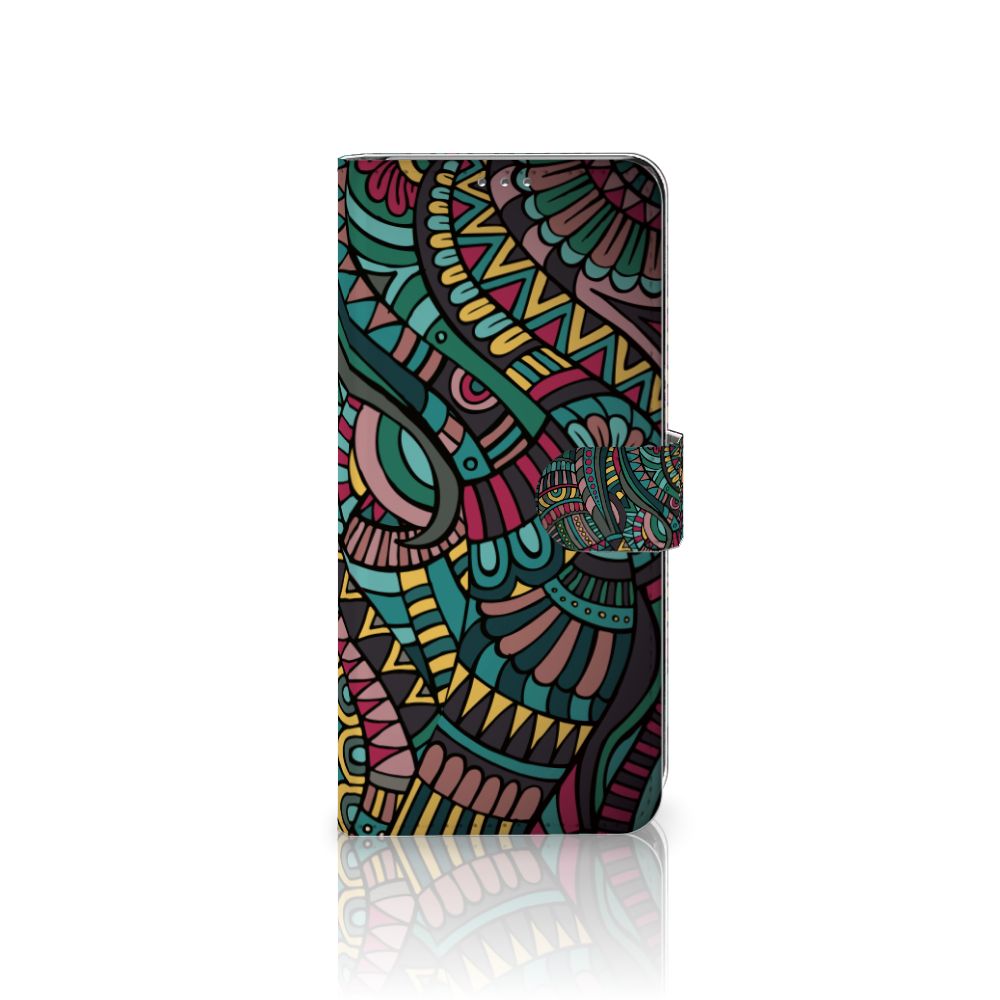 Samsung Galaxy S20 FE Telefoon Hoesje Aztec telefoonhoesje kleurrijk ontwerp voorkant