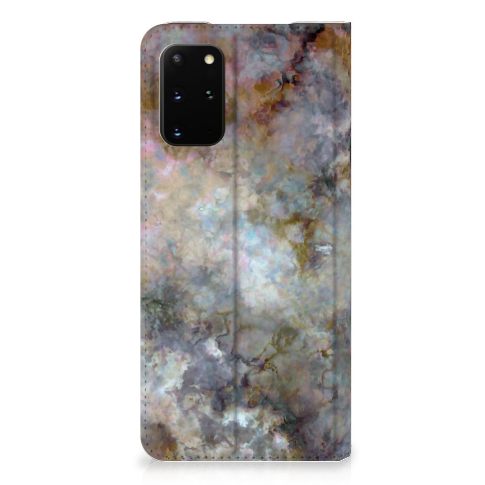 Samsung Galaxy S20 Plus Standcase Marmer Grijs - B2C Telecom